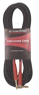 STAGEPRO SPGP20GR Pro Series Instrument Cable. 20ft. Straight - Right Angle