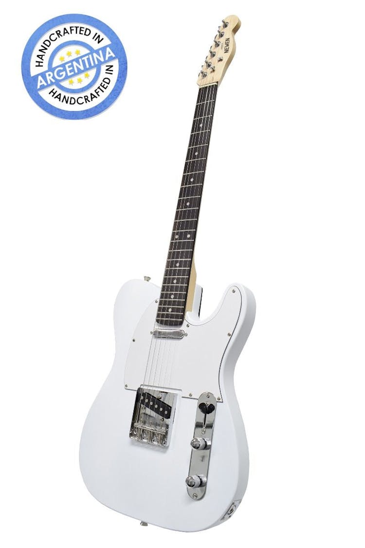 Newen TL electric guitar in white finish
